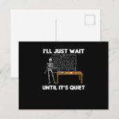 Funny Classroom Teacher Professor Educator Stateme Postkarte (Vorne/Hinten)