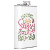 Funny Classy Sassy und ein wenig schlechte Assy Sa Flachmann (Rechts)