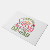 Funny Classy Sassy und ein wenig schlechte Assy Sa Fußmatte (Schrägansicht)