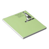 Funny Clean House - Anpassen Notizblock (angewinkelt)