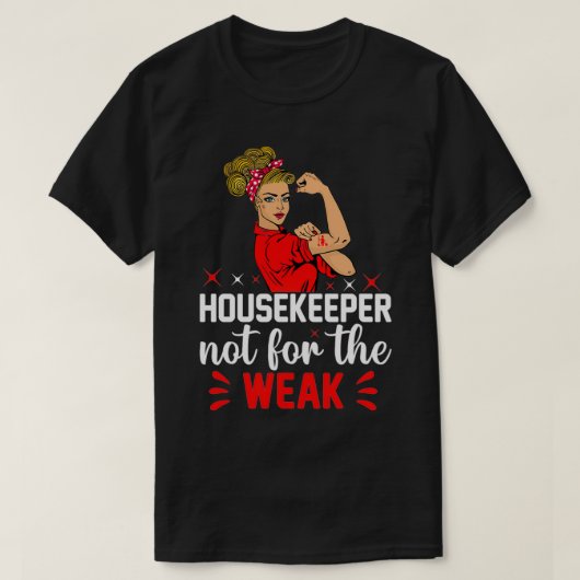 Funny Cleaning Lover Cleaning Lady Housekeeping Ho T-Shirt (Design vorne)