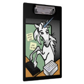 FUNNY CLERICAL UNICORN CLIPBOARD KLEMMBRETT (Rechts)