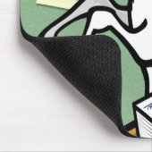 FUNNY CLERICAL UNICORN MAUSPAD (Ecke)