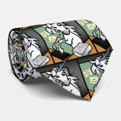FUNNY CLERICAL UNICORN PATTERN KRAWATTE (Gerollt)