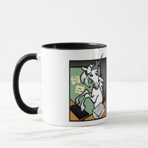 FUNNY CLERICAL UNICORN RINGER TASSE