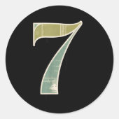 Funny Clic 67 Six Seven Meme Matching Couple Chris Runder Aufkleber (Vorderseite)