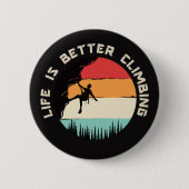 Funny Climbing Button (Vorderseite)