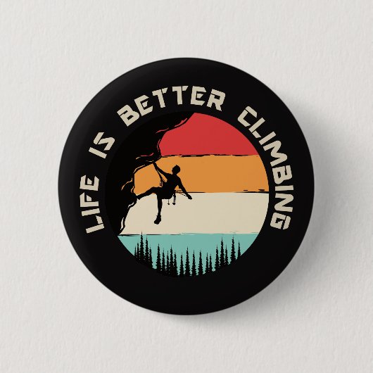 Funny Climbing Button (Vorderseite)