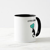 Funny Climbing Cat Catches Climbing Hold Tasse (VorderseiteRechts)