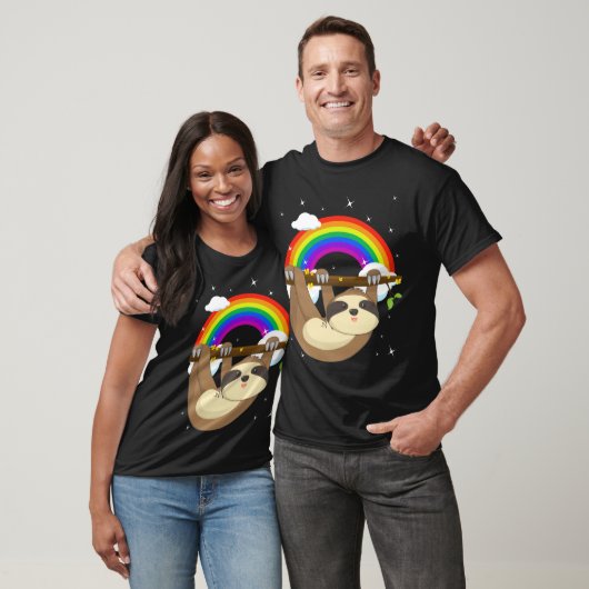Funny Climbing Sloth LGBT Community Prix T-Shirt (Unisex)