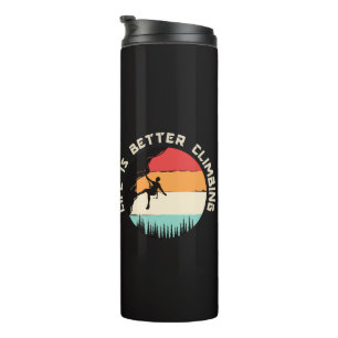 Funny Climbing Thermosbecher