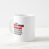 Funny Clinical Nurse Specialist .. Sehr unwahrsche Kaffeetasse (Vorderseite Links)
