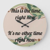 Funny Clock Große Wanduhr (Vorderseite)