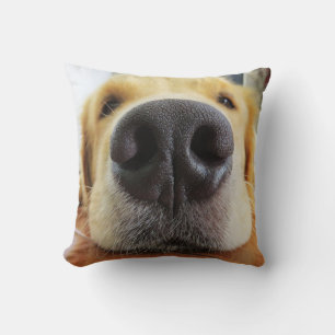 FUNNY CLOSEUP DOG FOTO PILLOWS KISSEN