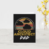 Funny Cloud Architecture Vater, Tech Zitat aus dem Karte (Gelbe Blume)