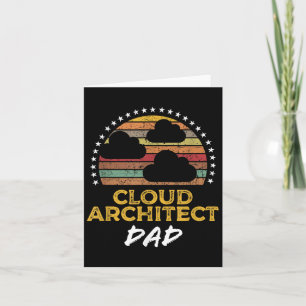 Funny Cloud Architecture Vater, Tech Zitat aus dem Karte