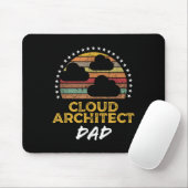 Funny Cloud Architecture Vater, Tech Zitat aus dem Mousepad (Mit Mouse)