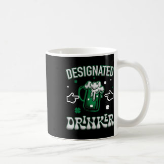 Funny Clover Irish Designated Drinker St. Patty Ce Kaffeetasse