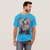 Funny Clown Drink Bier Bar T-Shirt (Vorne ganz)