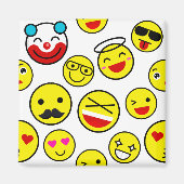 funny clown emojis magnet (Vorne)