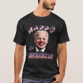 Funny Clown Joe Biden glücklichen Unabhängigkeitst T-Shirt (Vorderseite)