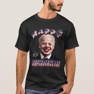 Funny Clown Joe Biden glücklichen Unabhängigkeitst T-Shirt