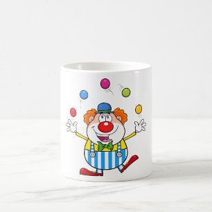 Funny Clown Juggling Tasse