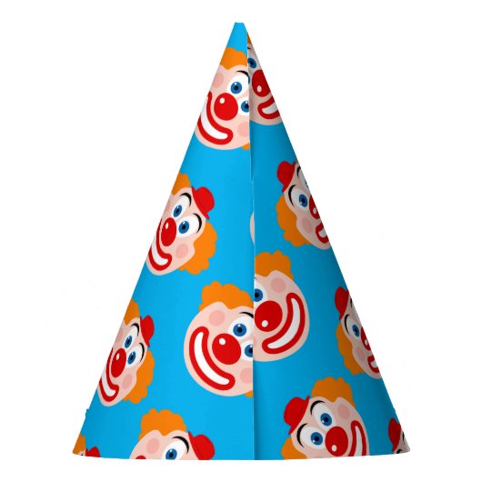 Funny Clown Kind's Birthday Party Papier Kegel Hüt Partyhütchen (Rückseite)