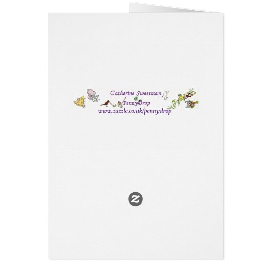 Funny Clown Liebe Romance Spaß Quirky Zeichnend Ku (Hinten)