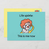 Funny Clown Postcard - Quarantine Postcard Friends Postkarte (Vorne/Hinten)
