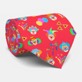 Funny Clown Purim Festival Party CARNIVAL Symbole Krawatte (Gerollt)