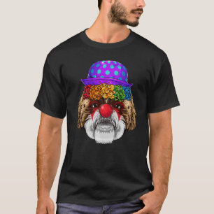 Funny Clown Shih Tzu Circus Karneval Kostüm Hund T T-Shirt