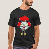 Funny Clown Shrunken Head T-Shirt (Vorderseite)