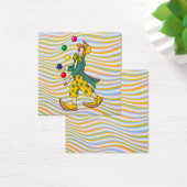 Funny Clown spielen mit farbenfrohen Balls (Schreibtisch)