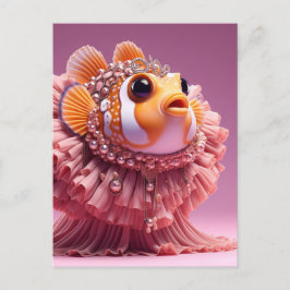 Funny ClownFish Fashion Postkarte