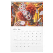 Funny Clowns & Colorful Smiles 2026 Calendar Kalender (Mär 2027)