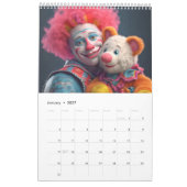 Funny Clowns & Colorful Smiles 2026 Calendar Kalender (Jan 2027)