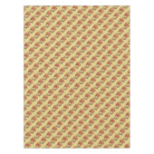 Funny "Cluck & Roll" Cooler Rooster Cartoon Design Tischdecke (Vorderseite)