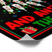 Funny Cna Deck The Halls Answer The Calls Nurse Ch Poster (Ecke)