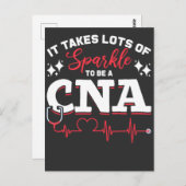 Funny CNA Nurse Certified Nurse Assistant Postkarte (Vorne/Hinten)
