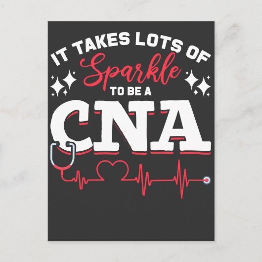 Funny CNA Nurse Certified Nurse Assistant Postkarte (Vorderseite)