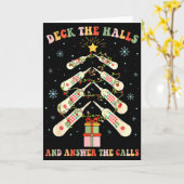 Funny Cna Nurse Christmas Medical Xmas Trees Nursi Karte (Gelbe Blume)