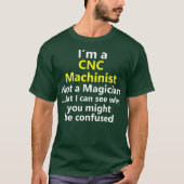 Funny CNC Machinist Job Computer Operator T-Shirt (Vorderseite)
