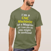 Funny CNC Machinist Job Computer Operator T-Shirt (Vorderseite)