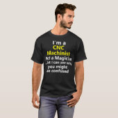 Funny CNC Machinist Job Computer Operator T-Shirt (Vorne ganz)