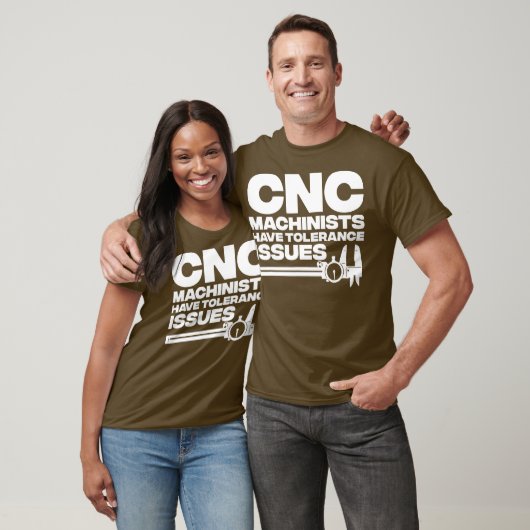 Funny CNC Operator Design Vater Machine T-Shirt (Unisex)