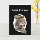 Funny Co worker Birthday, Sense of Spaß, Eichhörnc Karte (Gelbe Blume)