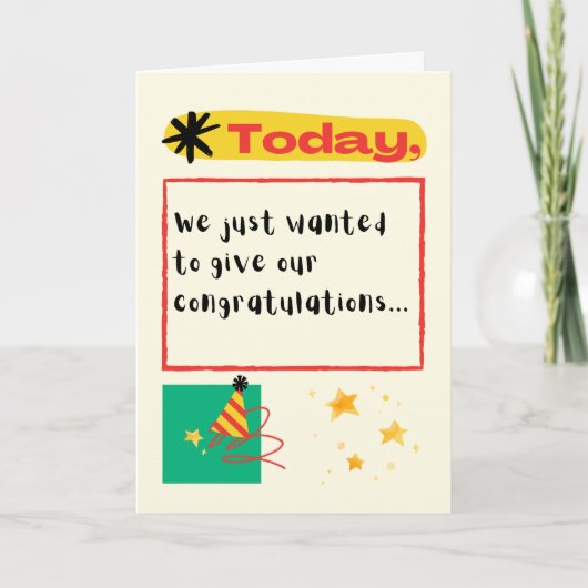 Funny Co-worker Geburtstagskarte Karte (Vorderseite)