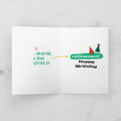 Funny Co-worker Geburtstagskarte Karte (Innenseite)