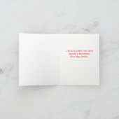 Funny Co-Worker Wein zum Geburtstag Karte (Innenseite)